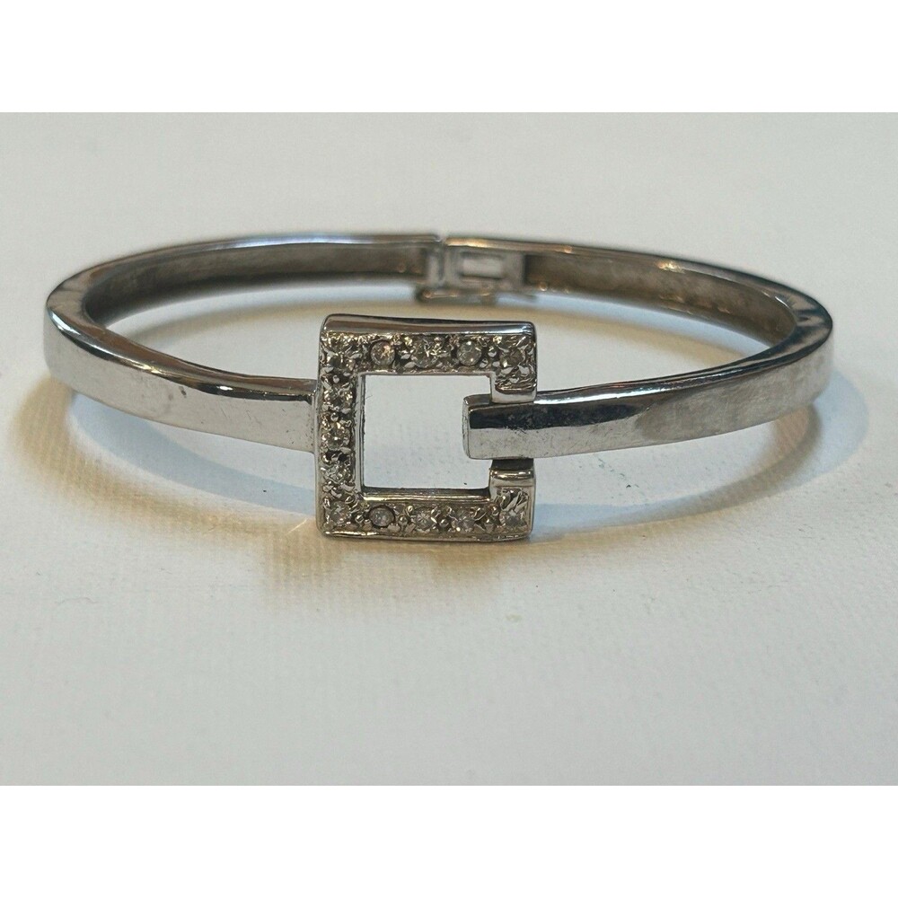 Sterling Silver Buckle Hinge Bracelet